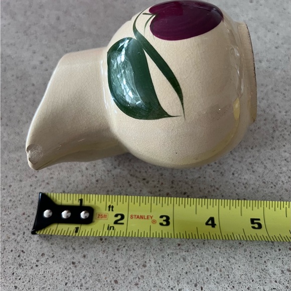 Vintage Watt Pottery Apple Creamer As Is (one chip) - Picture 7 of 13